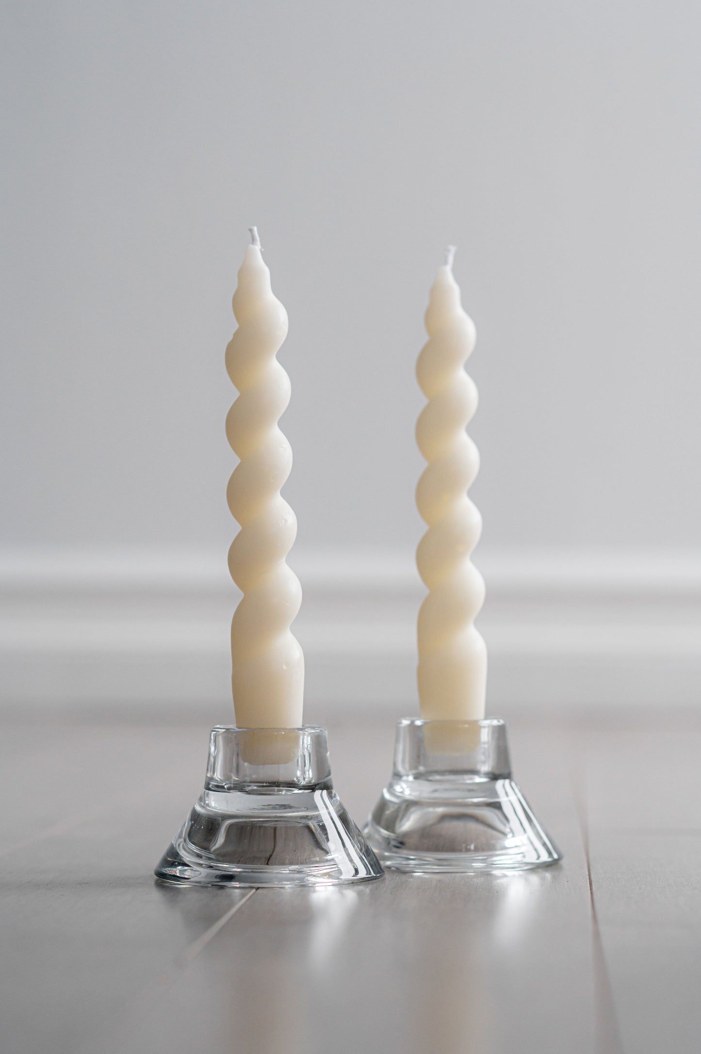 Twisted pillar candle