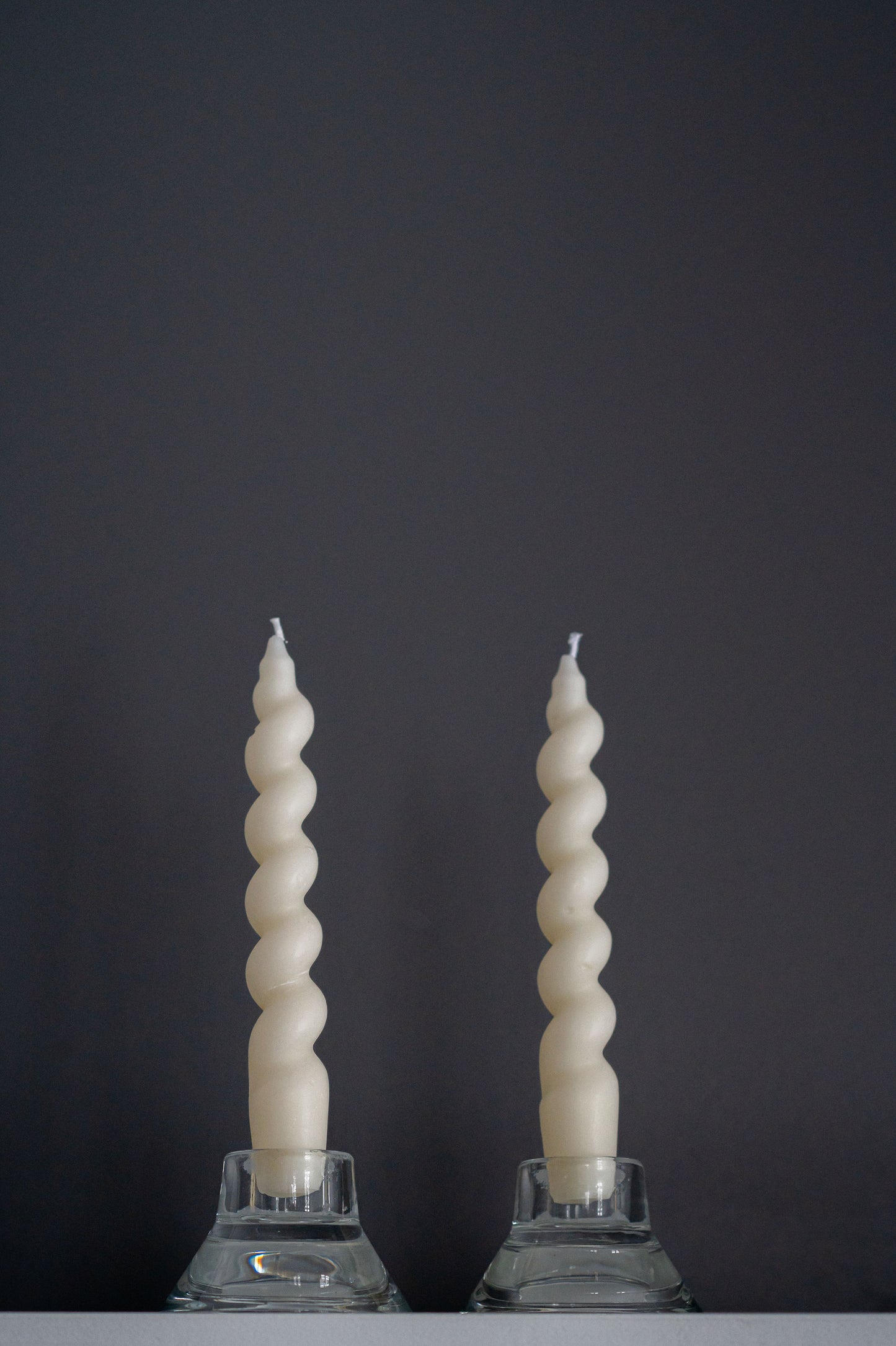 Twisted pillar candle